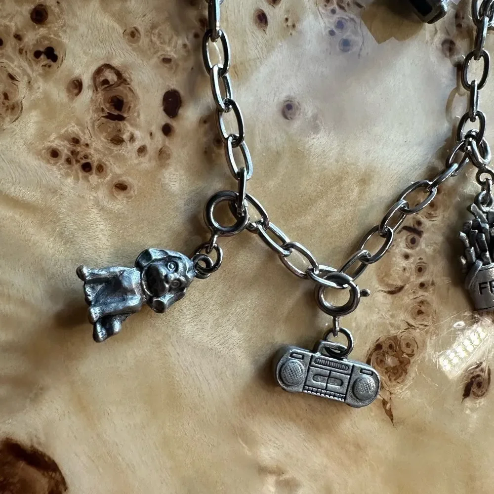Vintage Charm Bracelet  ‘Intencity’ Hobby Theme